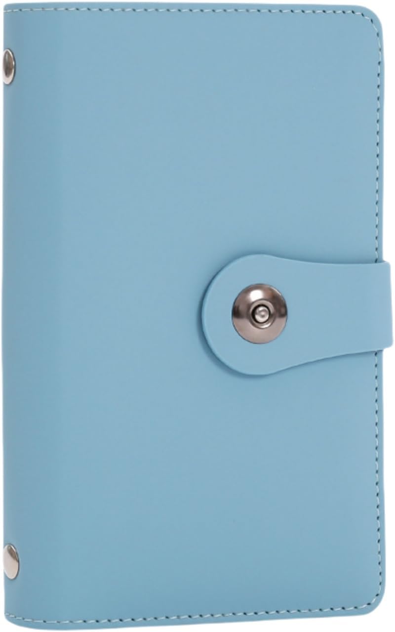 SUSOYAOCHEN 100 Envelope Challenge Binder, Savings Challenges Book with Envelopes, Envelopes Money Saving Challenge Savings Binder Successfully Reach Your Savings Goals (Blue A) - Image 1